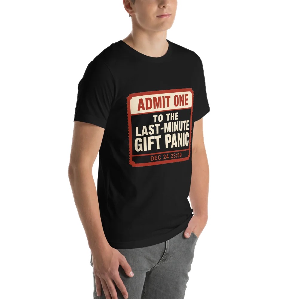 Admit One: Last-Minute Panic, seen from behind