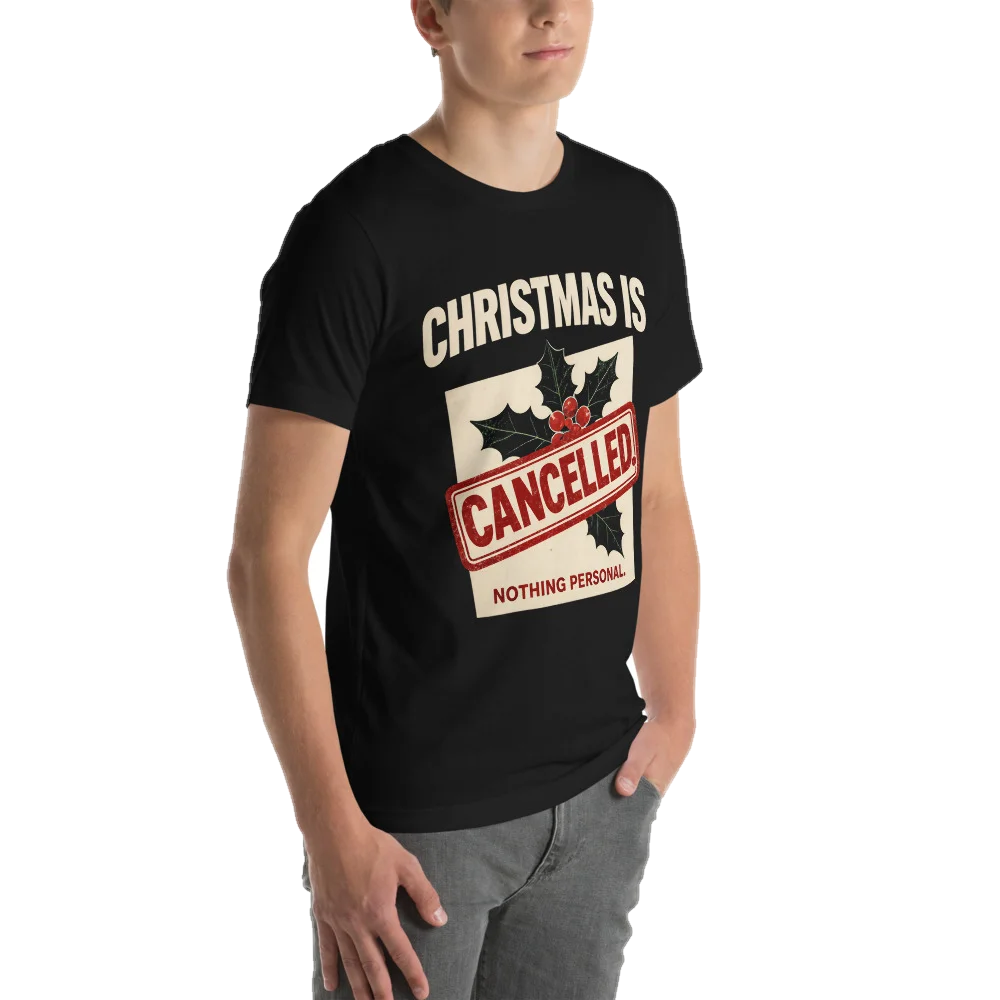 Christmas Is Cancelled, seen from behind