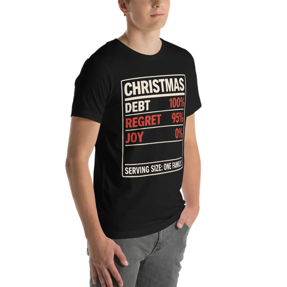 Christmas: Debt 100%, seen from behind