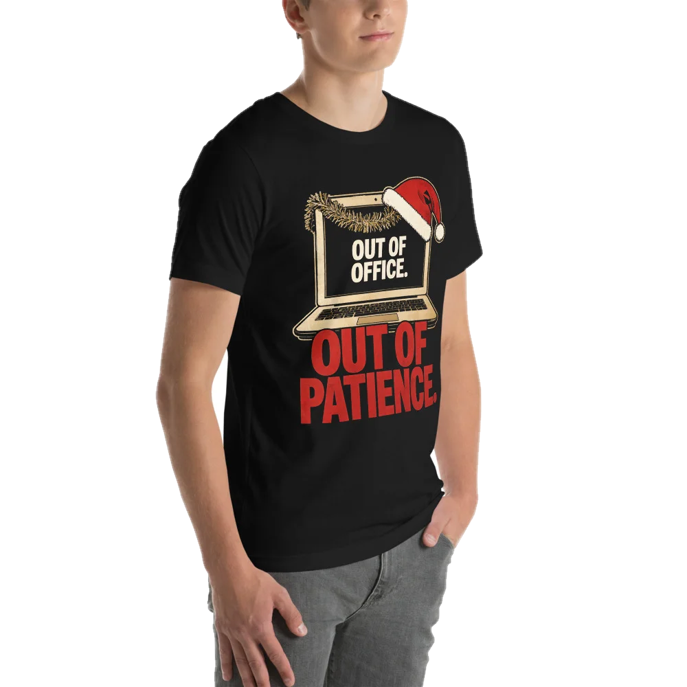 Out of Office, Out of Patience, seen from behind