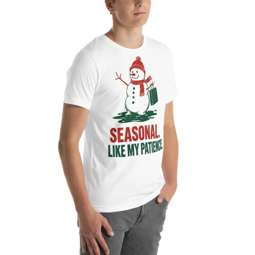 Seasonal. Like My Patience., seen from behind