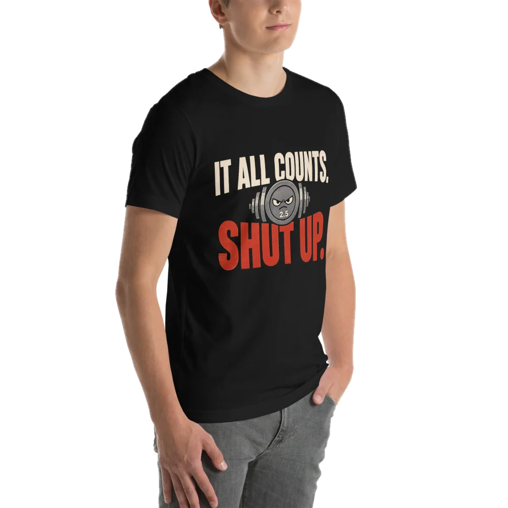 It All Counts. Shut Up, seen from behind