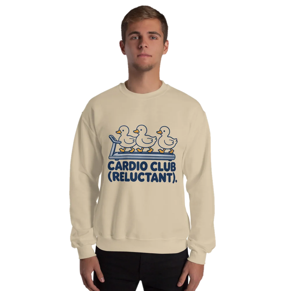 Cardio Club (Reluctant) crewneck sweatshirt