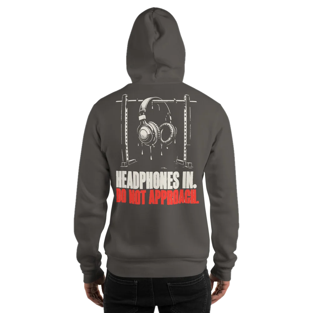 Headphones In hoodie